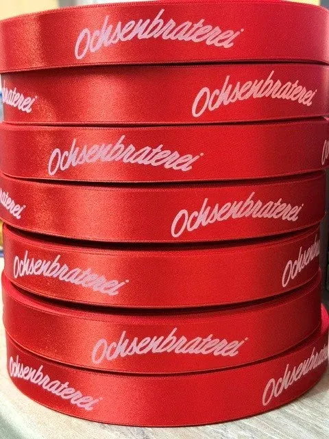 BandDruckerei Satinband bedruckt Geschenkband