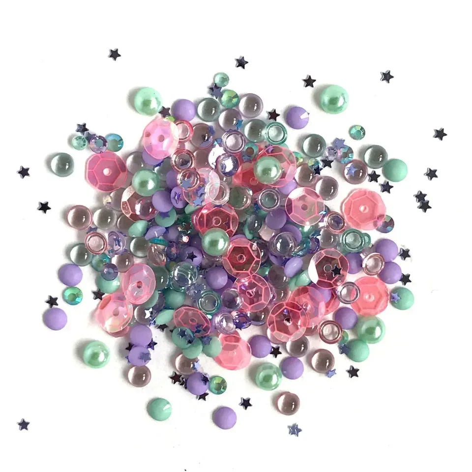 Buttons Galore Sparkletz Mermaid Streudeko 10 g bunt