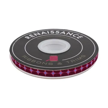 Renaissance Ribbon La Dolce Vita Sparkle Webband 10mm 1 Yard pink