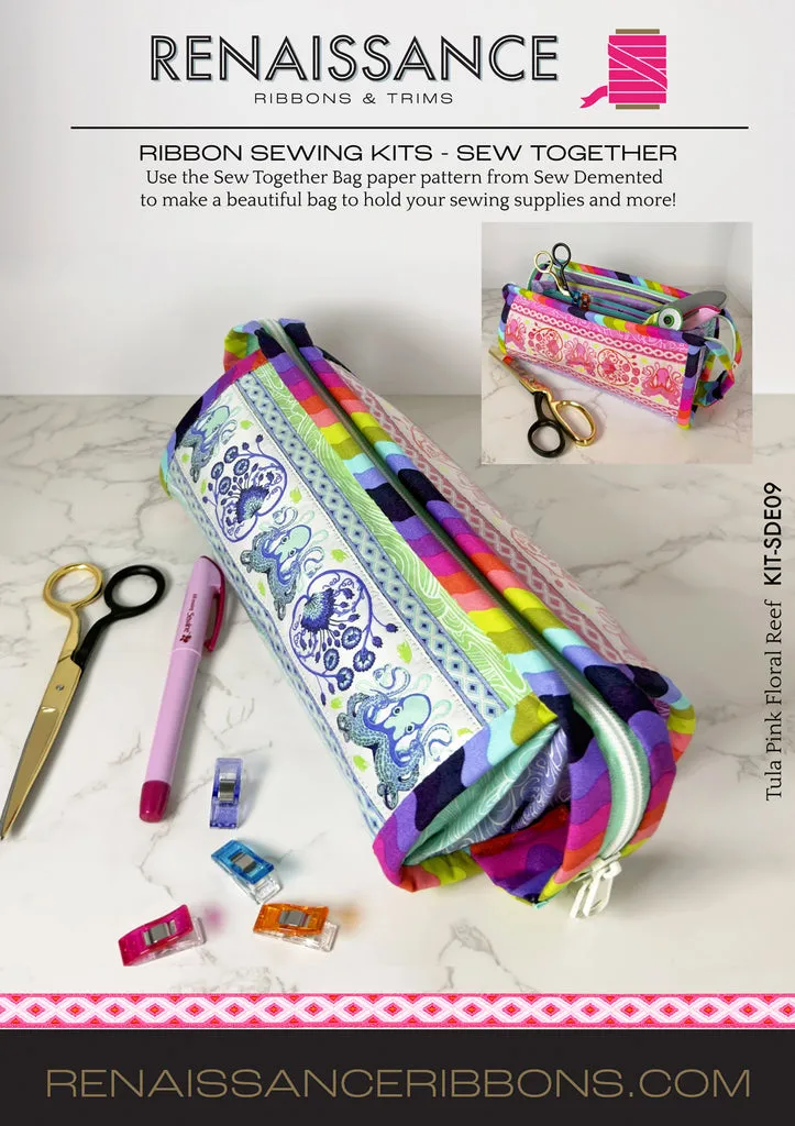 Renaissance Ribbon Sew Together Bag Nähset Tasche