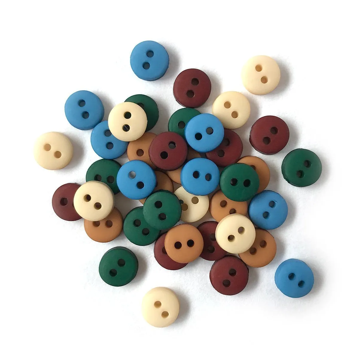 Buttons Galore Tiny Knöpfe 40 Stück Nylon