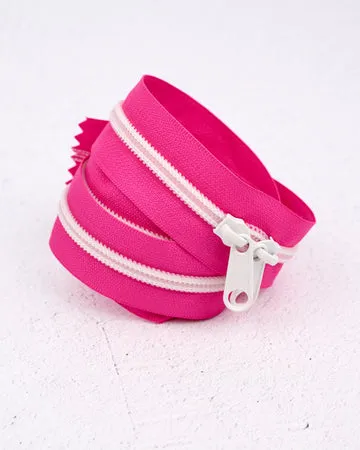 Renaissance Ribbon Acid Pink Handtaschen-Reißverschluss Nr.5