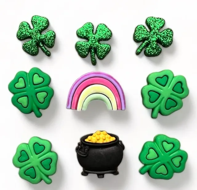 Buttons Galore Pot O Gold Knöpfe 9 Stück waschbar