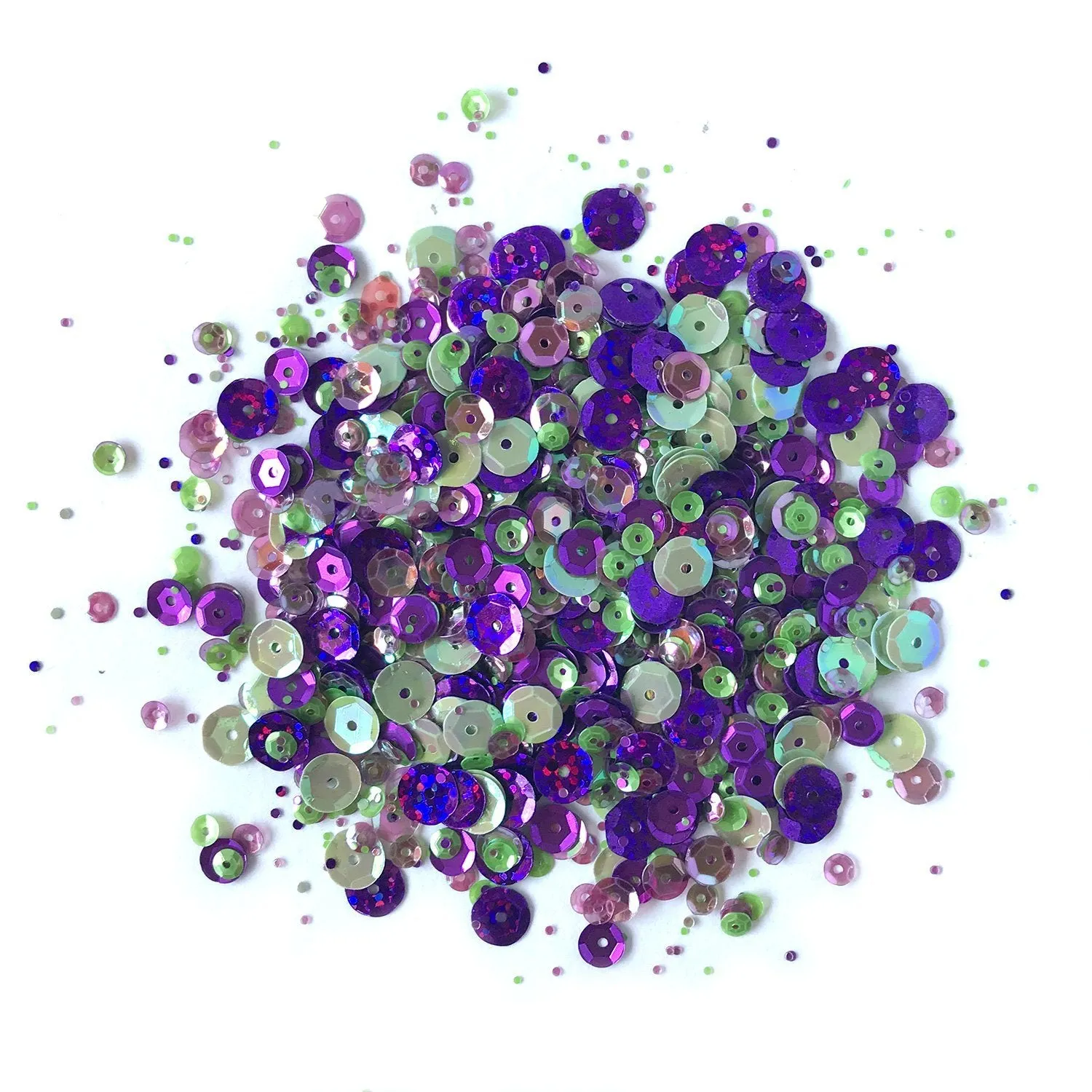 Buttons Galore Violet Blossom Pailletten 30 g Lila-Mix