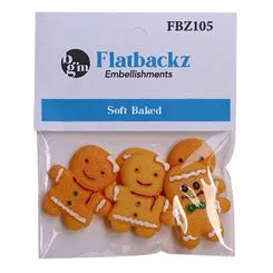 Buttons Galore Flatbackz Soft Baked Flatbacks 5 Stück