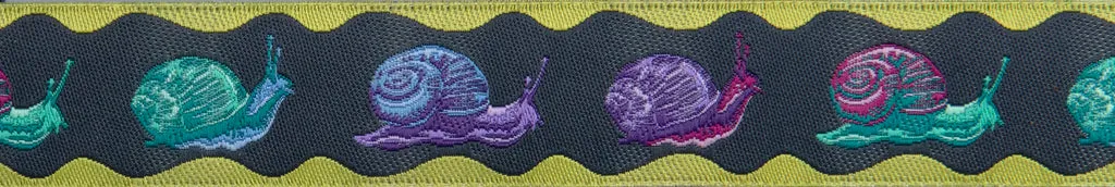 Renaissance Ribbon Down to Earth Snailed It Webband 1 Yard Schnecken