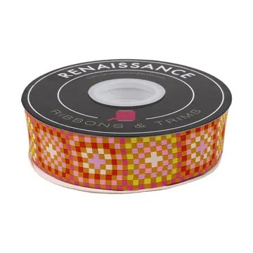 Renaissance Ribbon Mixtape Granny Square Webband 38mm 1 Yard