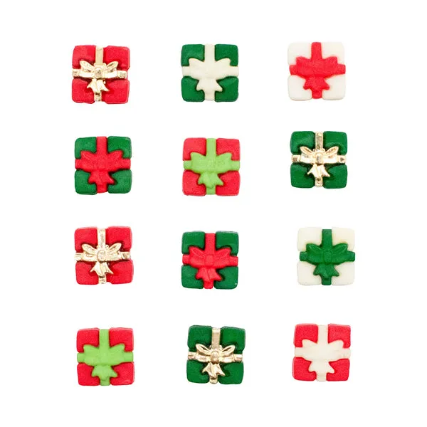 Buttons Galore Santa's Gifts Geschenkknöpfe 12 Stück bunt