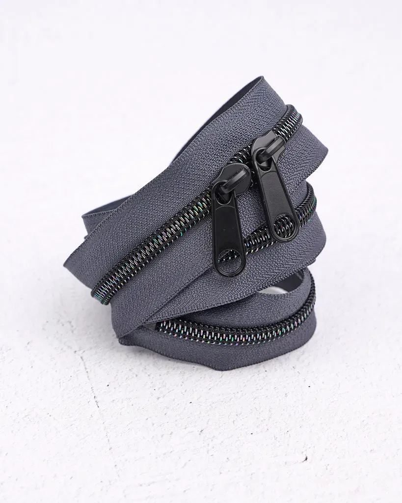 Renaissance Ribbon Handtaschenreißverschluss Oil Slick Nr. 5