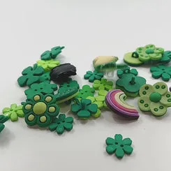 Buttons Galore St. Patrick Nähknöpfe 50 Stück Kleeblatt