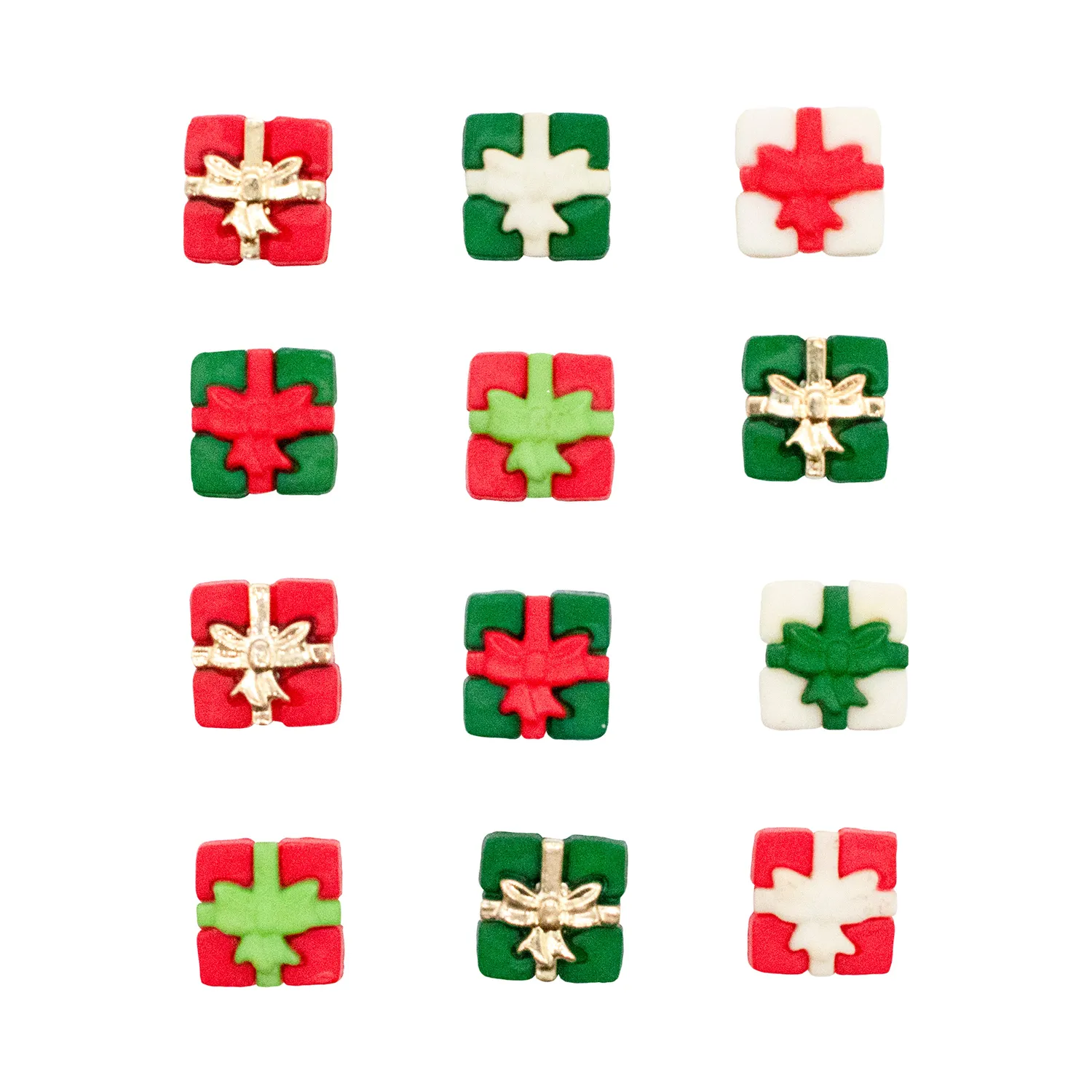 Buttons Galore Christmas Set 6 Knöpfe 40 Stück Weihnachten