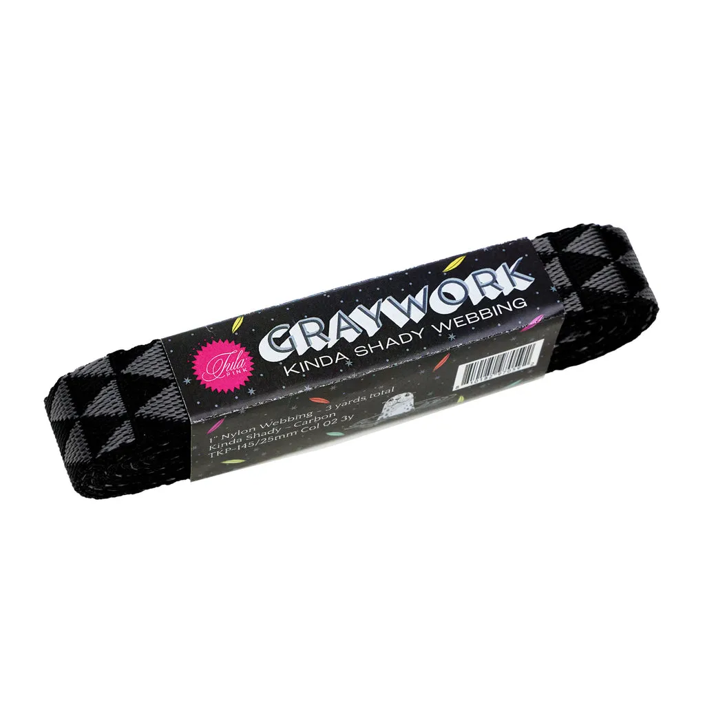 Renaissance Ribbon Graywork Kinda Shady Gurtband Nylon