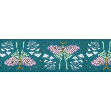 Renaissance Ribbon Celestial Garden Moonlit Moth Band 1-1/2"