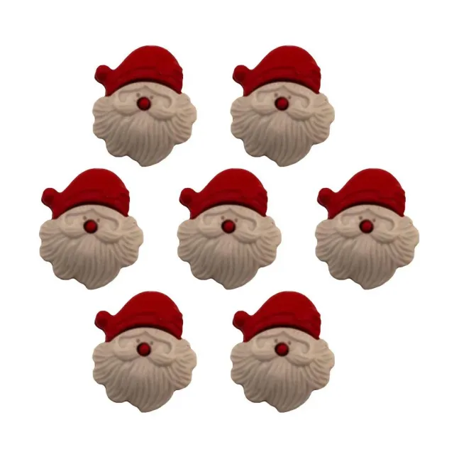 Buttons Galore Santa Claus Knöpfe 7 Stück Weihnachten