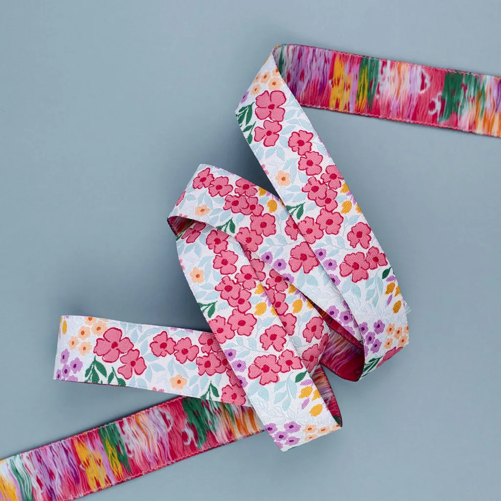 Renaissance Ribbon Sunset Cottage Petalfield Schmuckband 7/8" 1 Yard floral