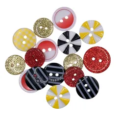 Buttons Galore Embellishment Bundle Bastelset bunt