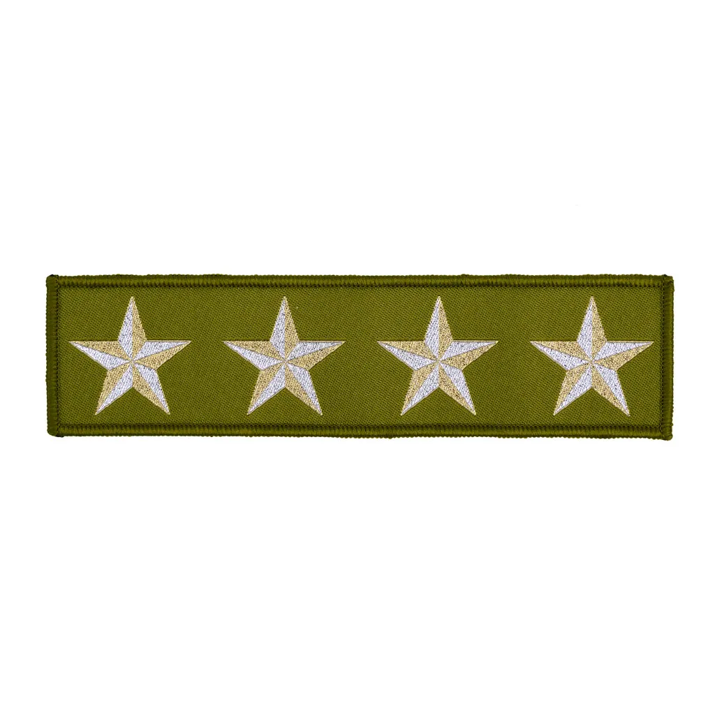 High Flight 4 Star Aufbügelpatch 38 x 149 mm