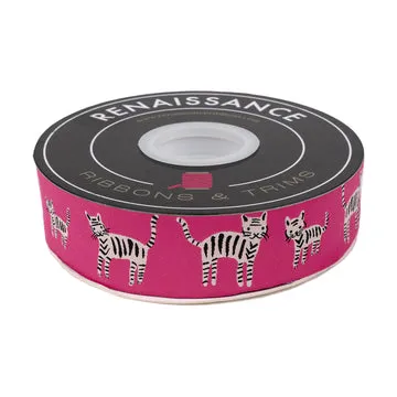Renaissance Ribbon Mixtape Tiger Stripes Webband 38mm 1 Yard bunt