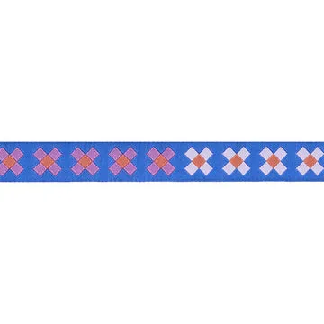 Renaissance Ribbon Ramble - Little X Jacquardband 5/8 Zoll 1 Yard bunt