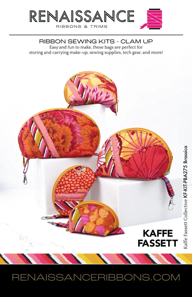 Renaissance Ribbon ByAnnie Clam Ups Nähset Taschen-Set