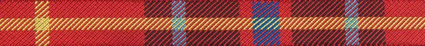 Renaissance Ribbon Red Woven Plaid Webband 1 Yard gewebt