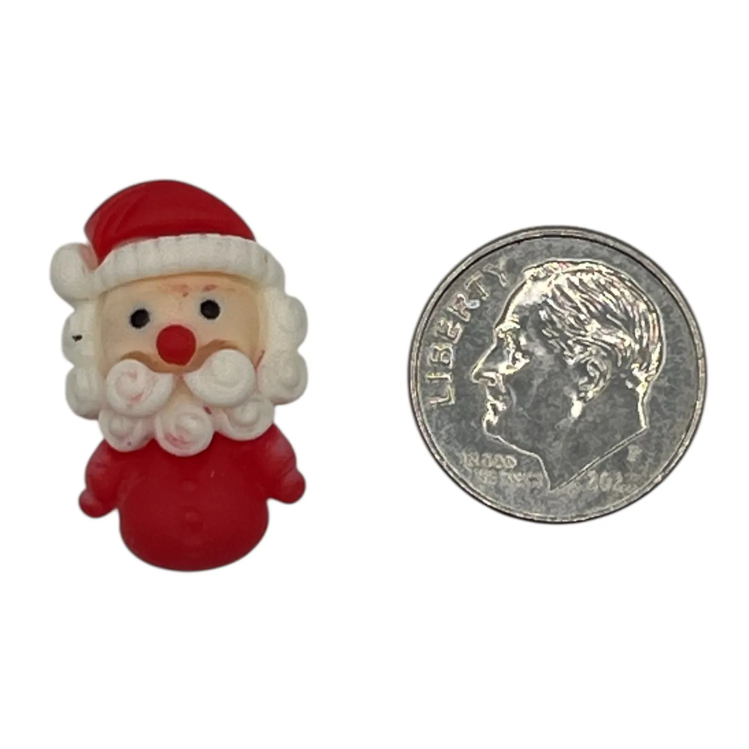 Buttons Galore Small Santa Streuteile 25 Stück handbemalt