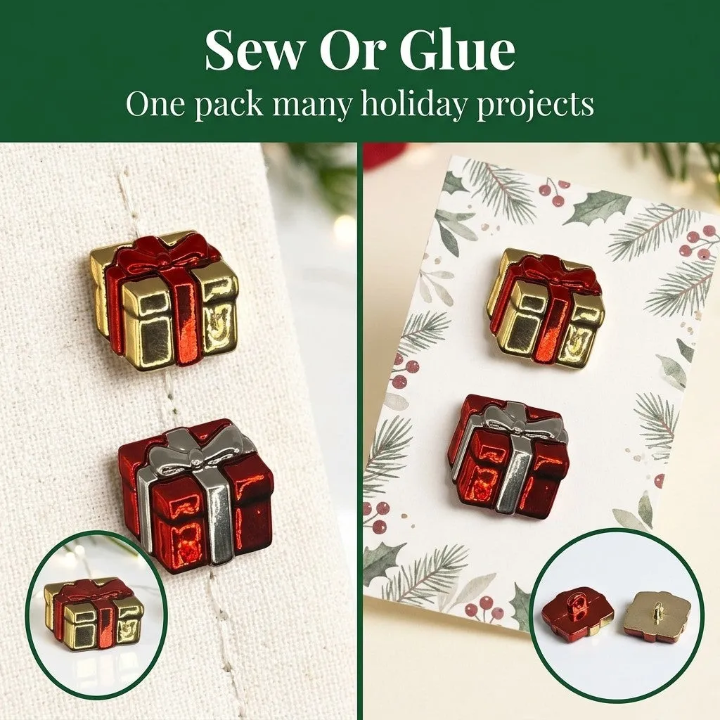 Buttons Galore Holiday Magic Weihnachtsknöpfe 51 Stück Mix