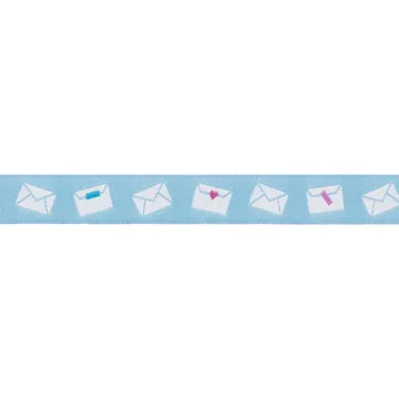 Renaissance Ribbon Salutations Envelopes Webband Sky 1 Yard