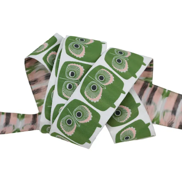 First Day of Fall Owls Band 1 1/2 Zoll Jacquard