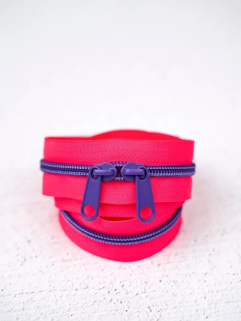 Renaissance Ribbon Raspberry Rave Handtaschen-Reißverschluss #5
