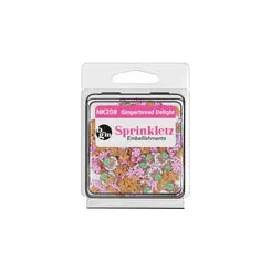 Buttons Galore Sprinkletz Gingerbread Delight 12 g