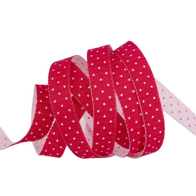 Renaissance Ribbon Classic Holiday Dot Schleifenband rot 10 mm