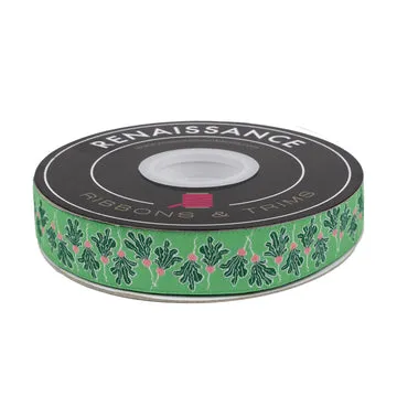 Renaissance Ribbon In the Vegetable Garden Radish Webband 22mm 1 Yard