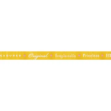 Renaissance Ribbon Market Days Priceless Schmuckband Gold 1 Yard