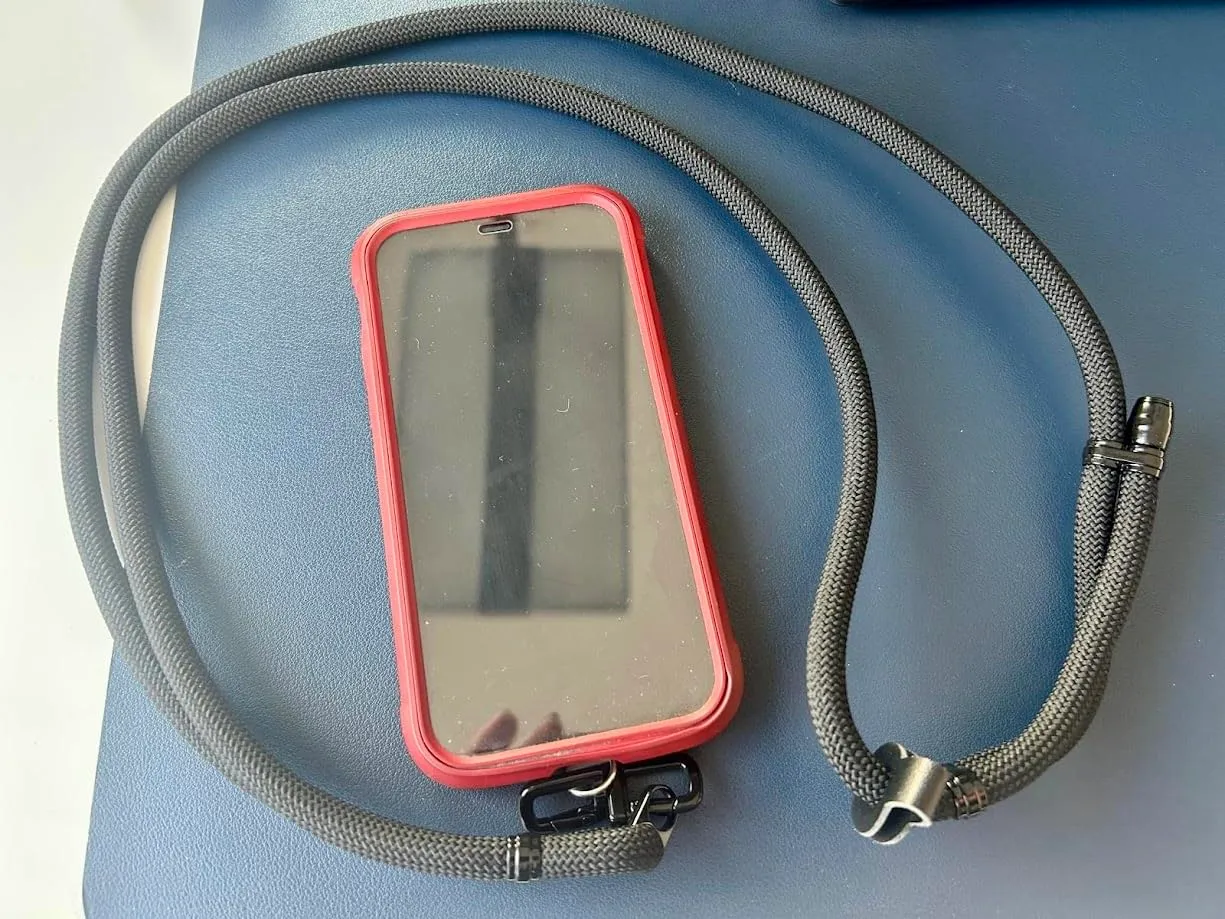 MORSUNBELA Handykette Handyband zum Umhängen verstellbar