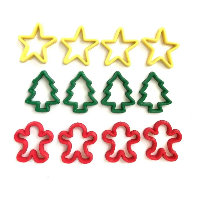 Buttons Galore Colorful Cut Outs Knöpfe 12 Stück flach 22 mm