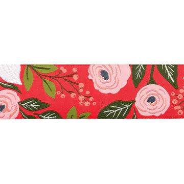 Renaissance Ribbon Berry and Pine Poinsettia Party Schmuckband 38mm 1 Yard