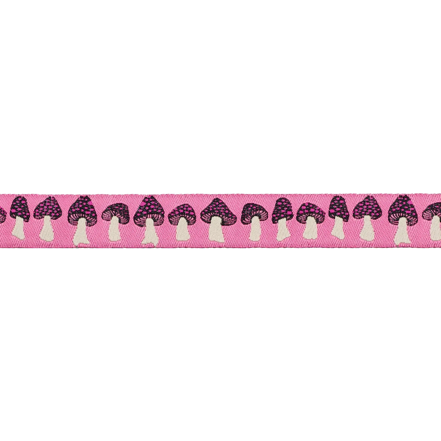 Best of Sarah Watts Mushrooms Webband 5/8 Zoll Rosa 1 Yard