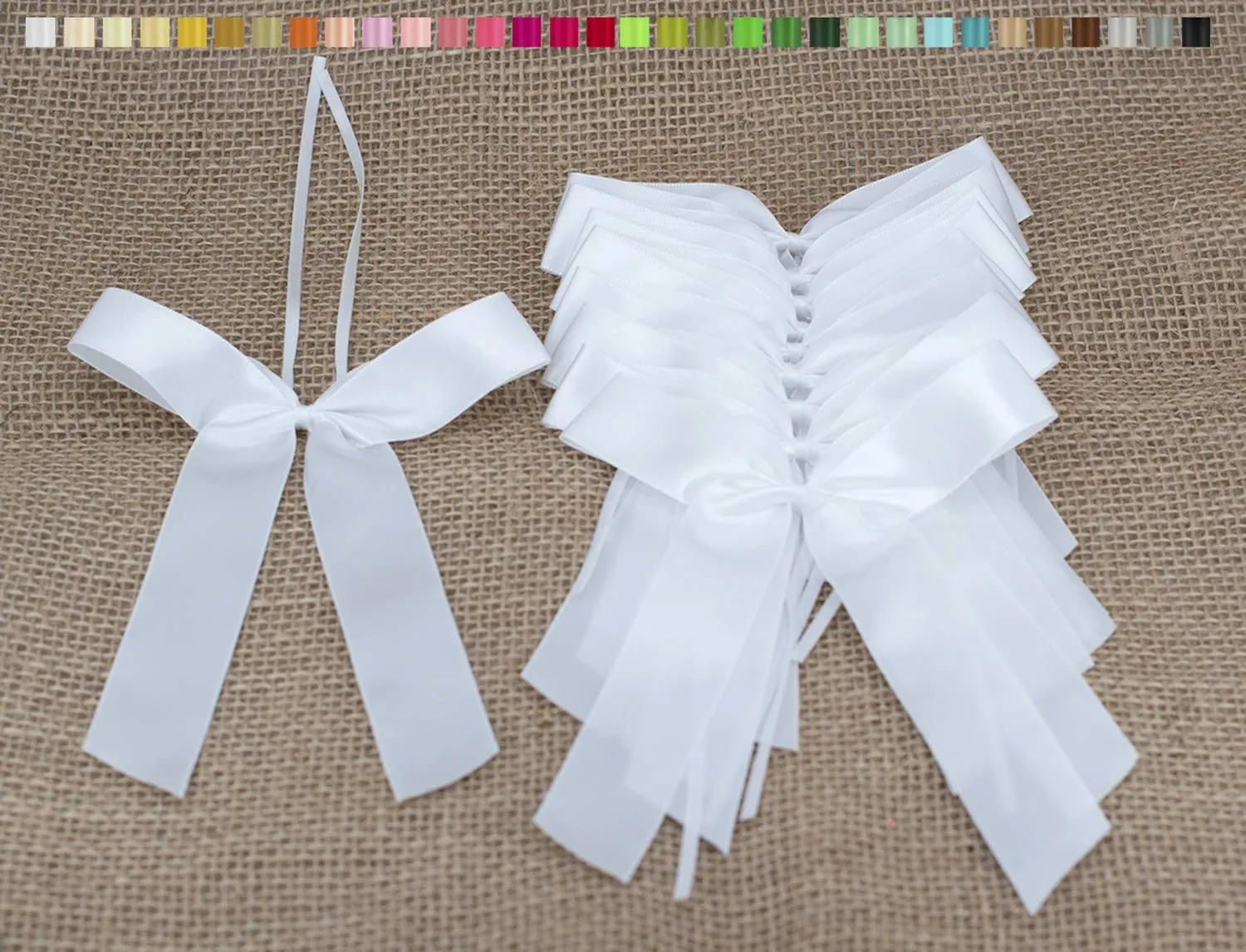 Creativery Antennenschleifen Hochzeit 10 Stück