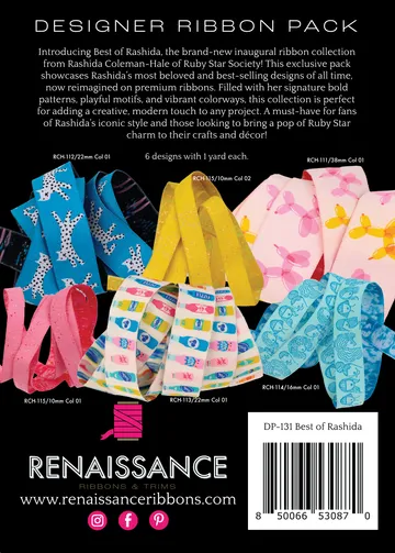 Renaissance Ribbon Best of Rashida Designer Pack 6 Bänder Polyester