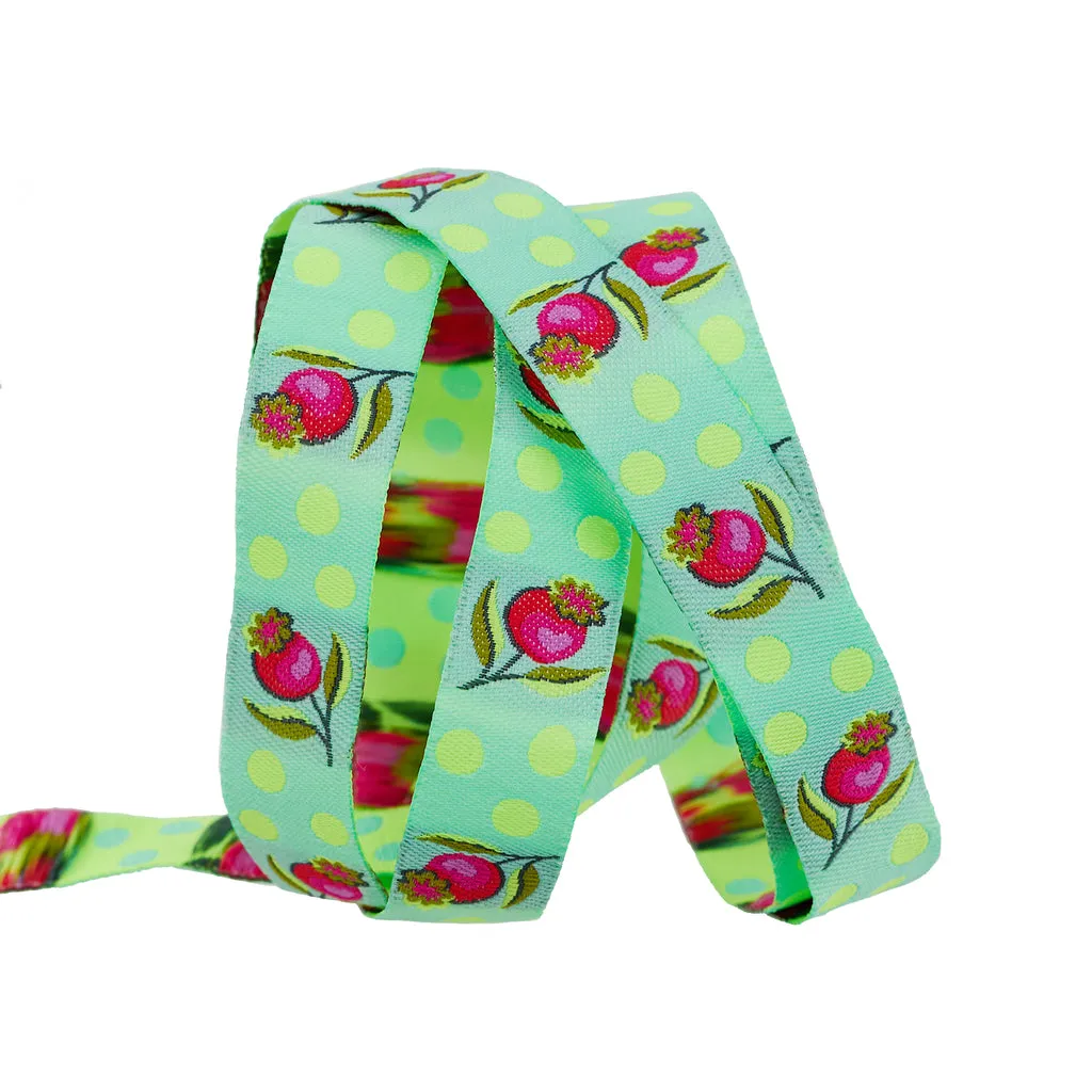 Renaissance Ribbon Impending Bloom Jacquardband 1 Yard