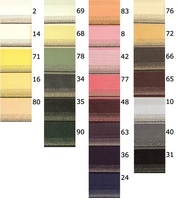 ALJO DESIGN Moiré-Kranzband Ombré-Rand Schleifenband 25 m