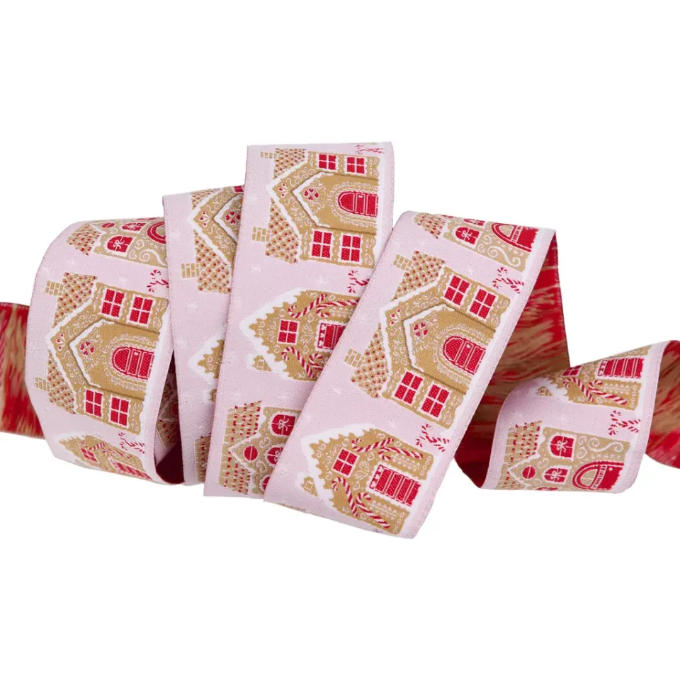 Renaissance Ribbon Gingerbread Christmas Candy Cane Lane Schmuckband 1 Yard