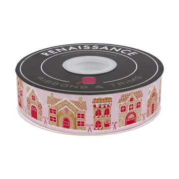 Renaissance Ribbon Gingerbread Christmas Candy Cane Lane Schmuckband 1 Yard