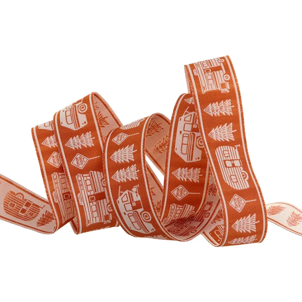 Renaissance Ribbon The Great Outdoors Open Road Schmuckband Rust 1 Yard