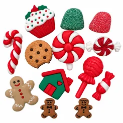 Buttons Galore BGM Craft Box Happy Holidays Bastelbox 9-teilig