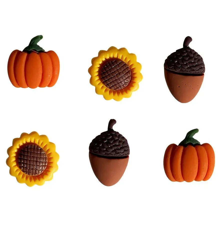 Buttons Galore Flatbackz It's Fall Y'All Deko 6 Stück Herbst