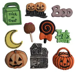 Buttons Galore Halloween Set 2 Knöpfe 50 Stück Halloween