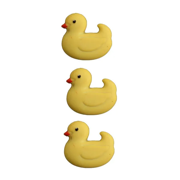 Buttons Galore Baby Hugs Ducky Knöpfe 3er gelb