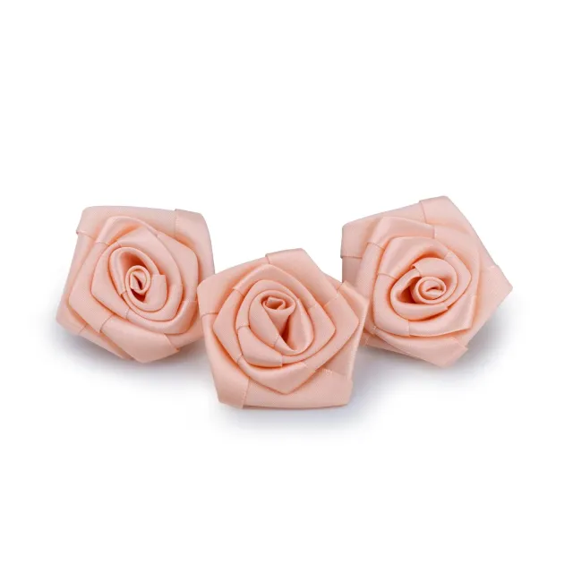 Creativery Satinrosen Stoffrosen farbecht waschbar